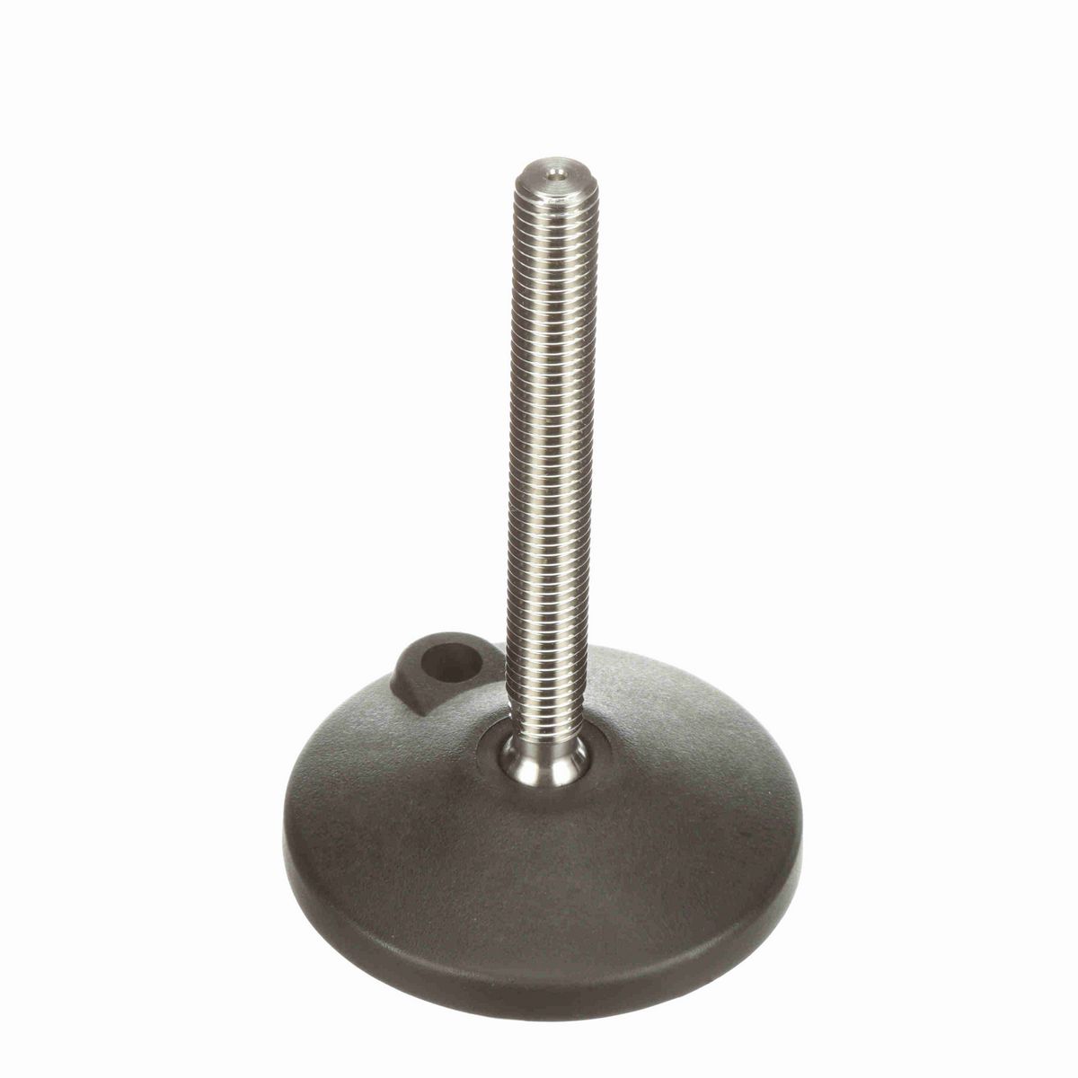 System Plast Fixed Plastic Leveler; Series: VG-511, Base Diameter: 4, Spindle Length: 4.6-in, Thread: 5/8-11 - VG-511-03-S58-L5T