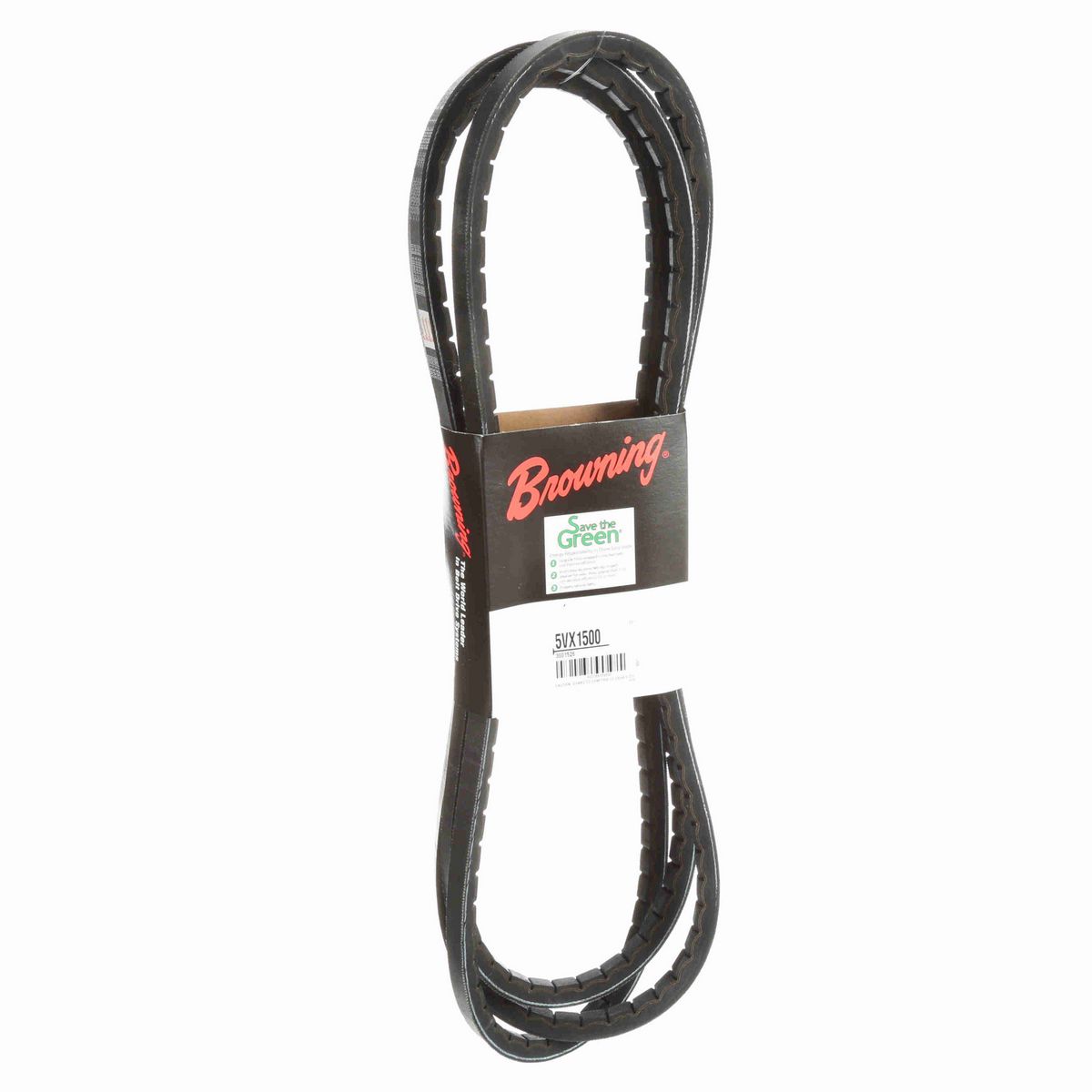 Browning EPDM Notched Belt 98% Efficient - 5VX1500