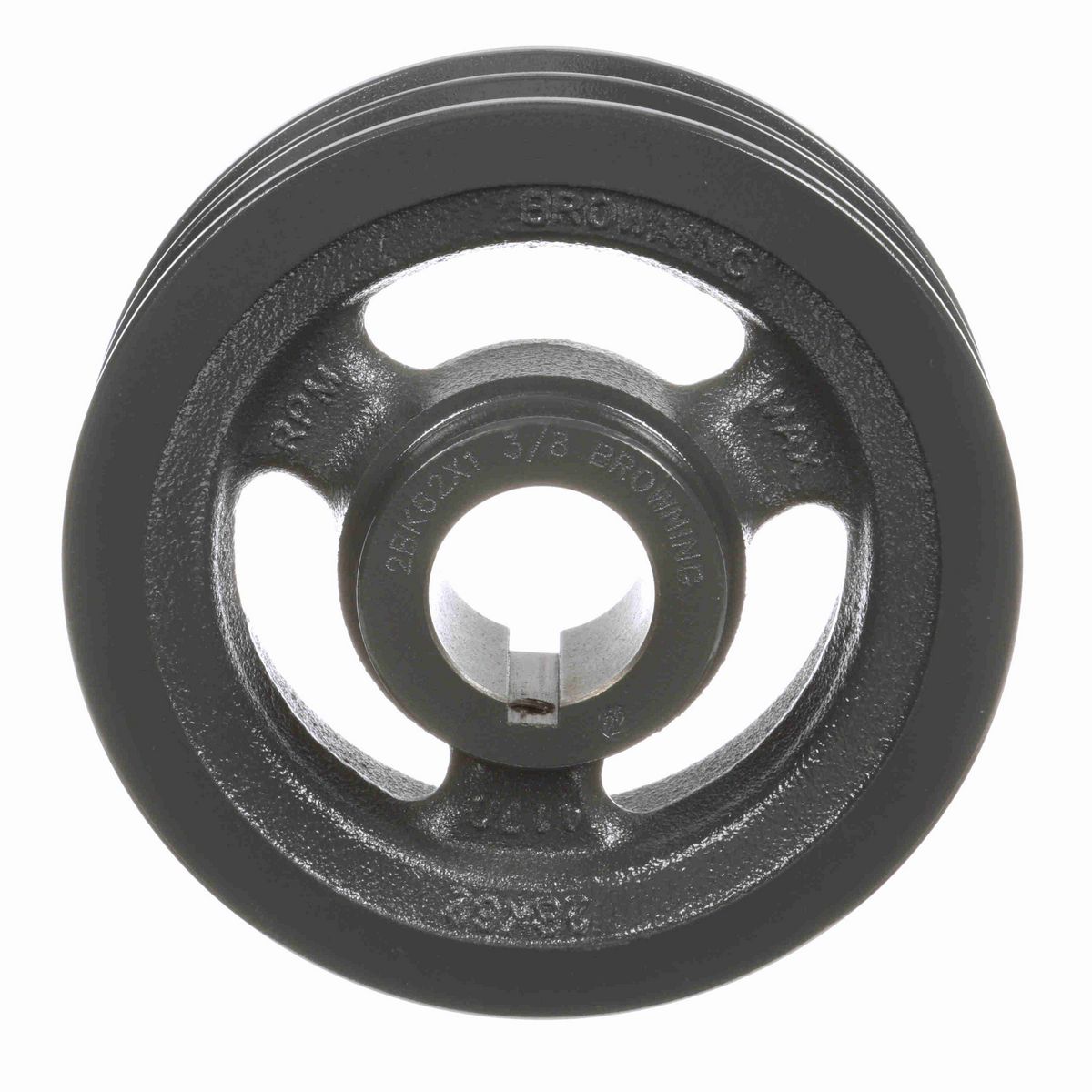 Browning 2 Groove Cast Iron FHP - Finished Bore Sheave - 2BK62X 1 3/8