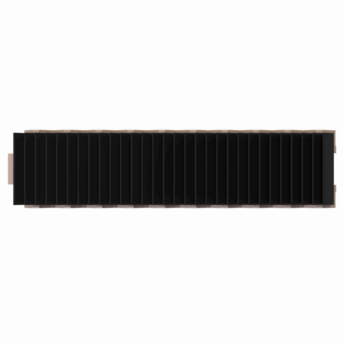 Rexnord 882TAB SideGrip™ Side-flexing, Material: Tan Low Friction, Width: 3.75in, Pitch: 1.5in - 81429091