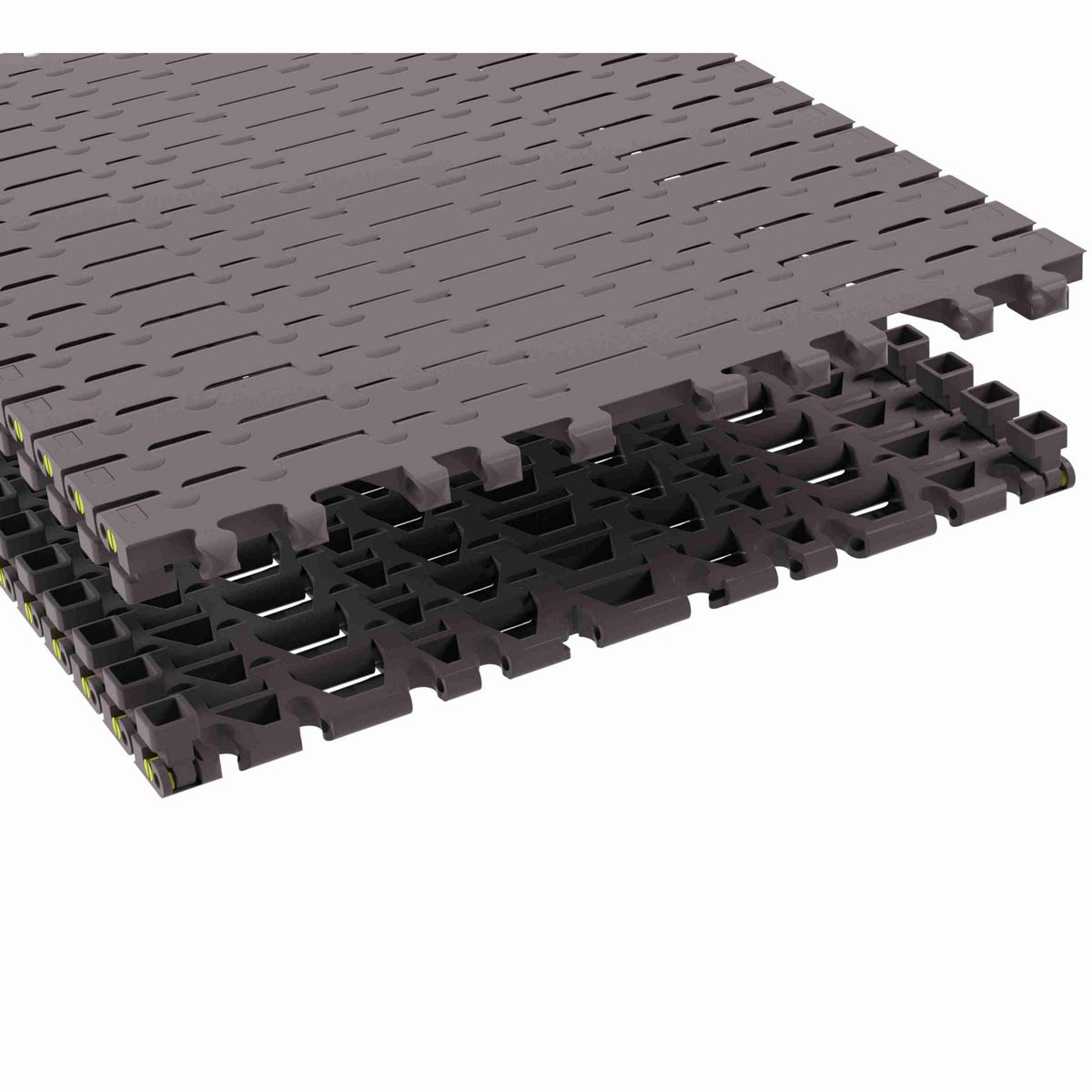 Rexnord 7956GT Side-flexing Flush Grid, Material: Brown High Performance, Width: 15in, Pitch: 1.25in - 81450301