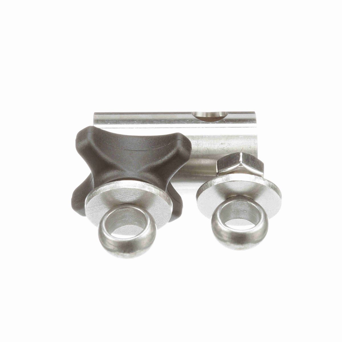 System Plast Cross Block for 1/2-in round x 1/2-in round w/ 1 Knob and 1 Nut - VG-621SNK-12-12