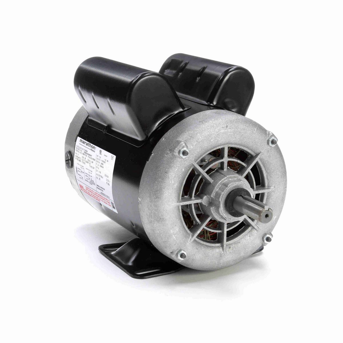 LEESON General Purpose Motor, 1 HP, 1 Ph, 60 Hz, 115/230 V, 3600 RPM, 56 Frame, DP - C180A