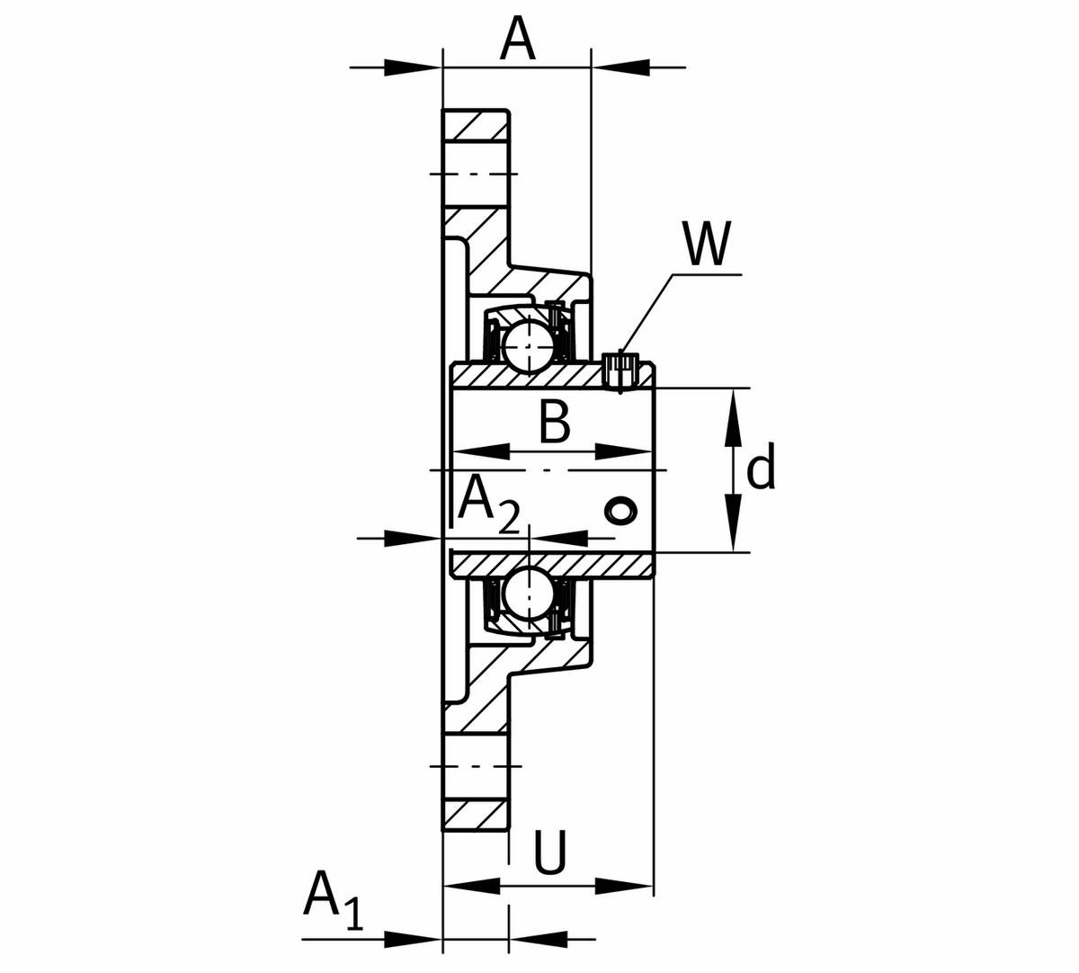 Фланцевый корпус FAG UCFL206-18