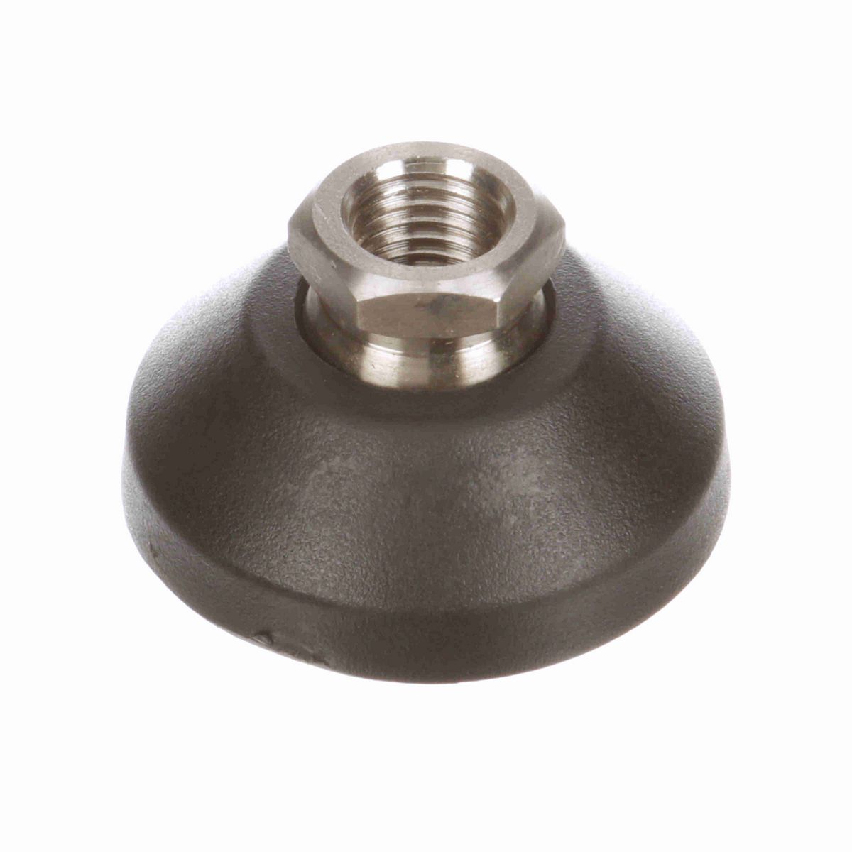 System Plast Articulating Plastic Leveler; Series: VG-501, Base Diameter: 2.38, Spindle Length: -mm, Thread: M16 - VG-501B-01-SM16