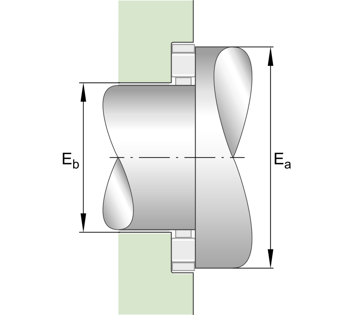 Упорный цилиндрический роликоподшипник без колец INA K81108-TV-A/UG