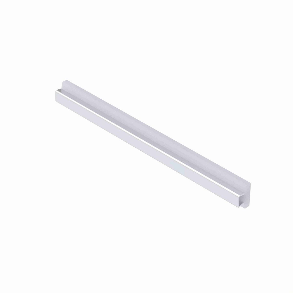System Plast Tee Guide Rail: 1.25"W X 0.83"H X 120"L White UHMW-PE - VG-SSTS-1.25-10