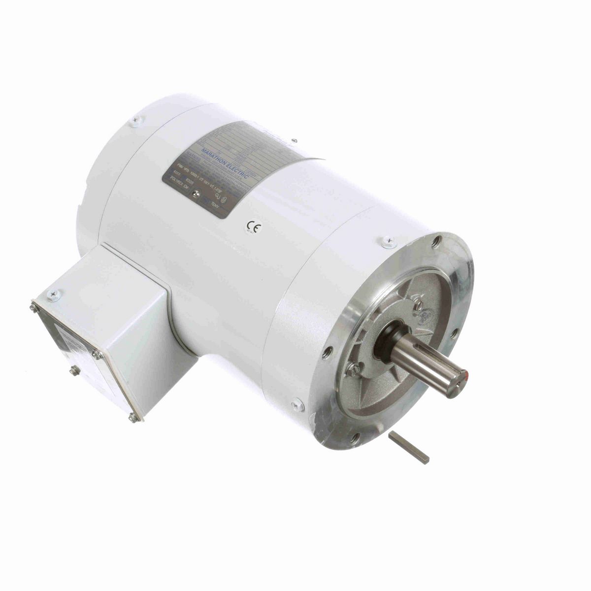 LEESON General Purpose Motor, 1 HP, 3 Ph, 60 Hz, 208-230/460 V, 1800 RPM, 143TC Frame, TENV - N647