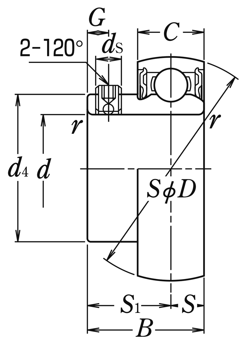 Посадочная втулка NSK AHX3128