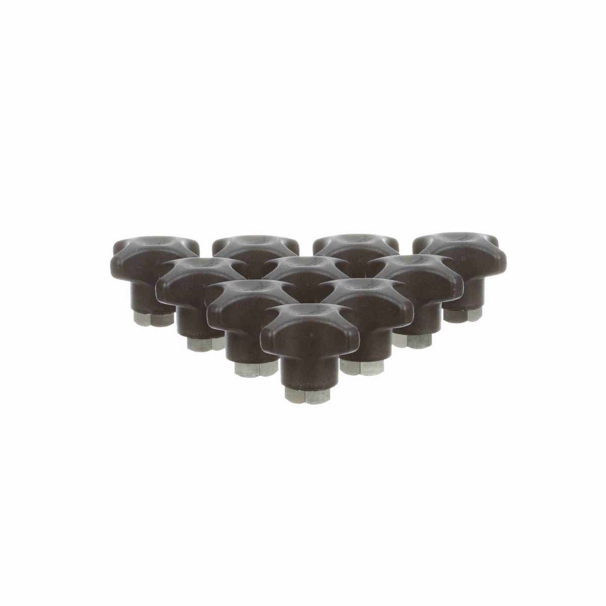 System Plast Std. Duty Knob- Polypropylene- M10-1.5 Female - VG-280PP-M10F