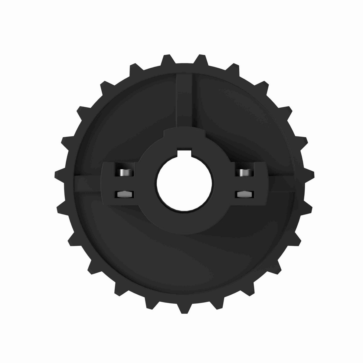 Rexnord 5700 Series Split Molded Nylon Sprocket and a 23 Teeth with 1-1/4in Round Shaft-Ready Bore with Keyway & Setscrew - 614-58-3