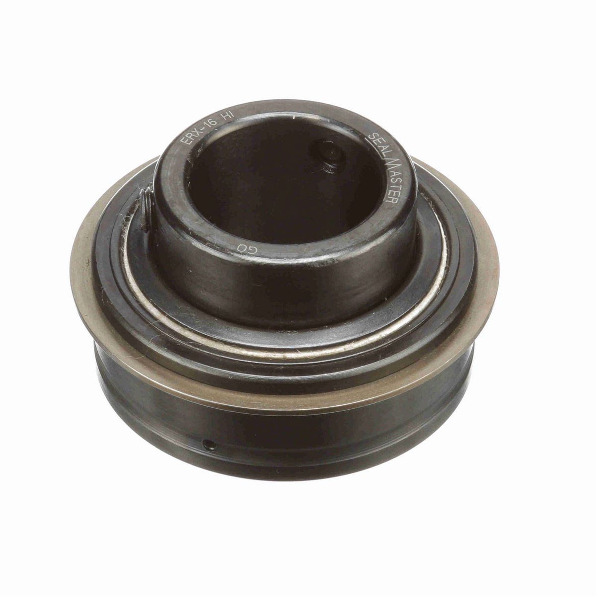 Sealmaster Mounted Insert Only Ball Bearing - 52100 Bearing Steel, Black Oxided - Setscrew Lock - High Temperature - ERX-16 HI