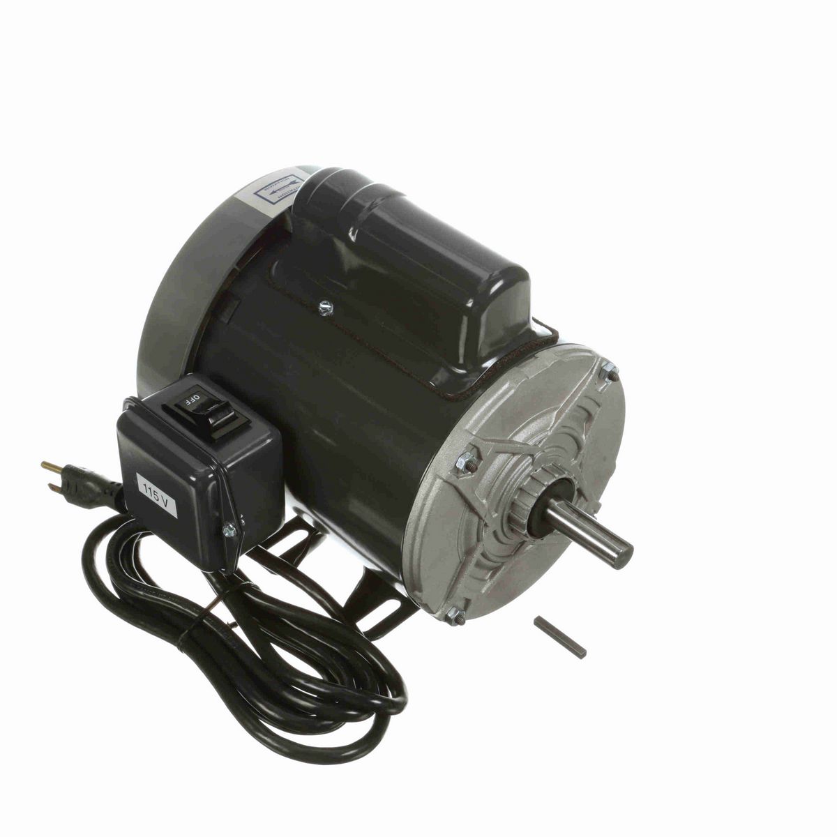 LEESON General Purpose Motor, 0.50 HP, 1 Ph, 60 Hz, 115/208-230 V, 1800 RPM, 56 Frame, TEFC - C661