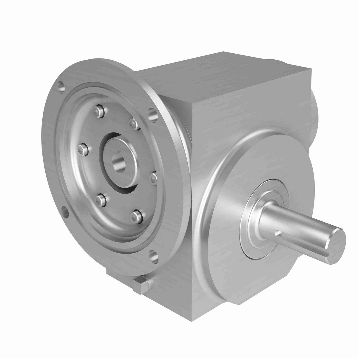 Grove Gear Premium Washguard All-Stainless Worm Gear Reducers Stainless Steel Washdown Worm Reducer - SS-BMQ826-7.5-R-56