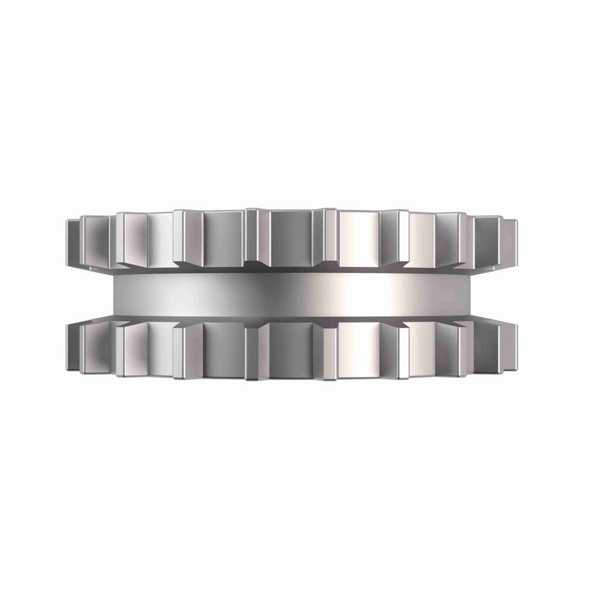 Rexnord 820 Series Solid One Piece Cast Iron Sprocket with 21 Teeth and a 1-7/16in Round Shaft-Ready Bore with Keyway & Setscrew - 401-160-44