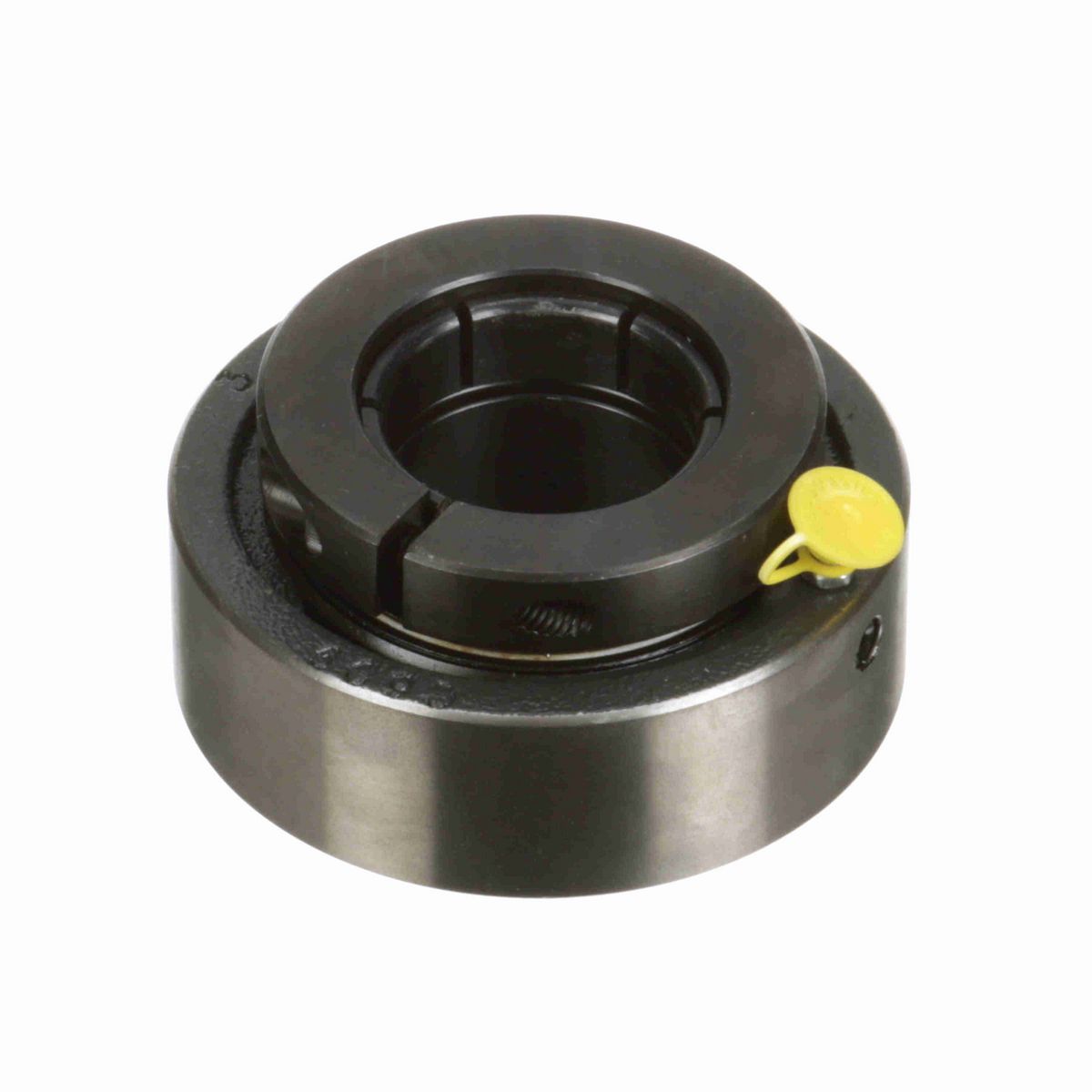 Sealmaster Mounted Cast Iron Cylindrical Cartridge Ball Bearing - 52100 Bearing Steel, Black Oxided - Concentric Lock - SC-31T
