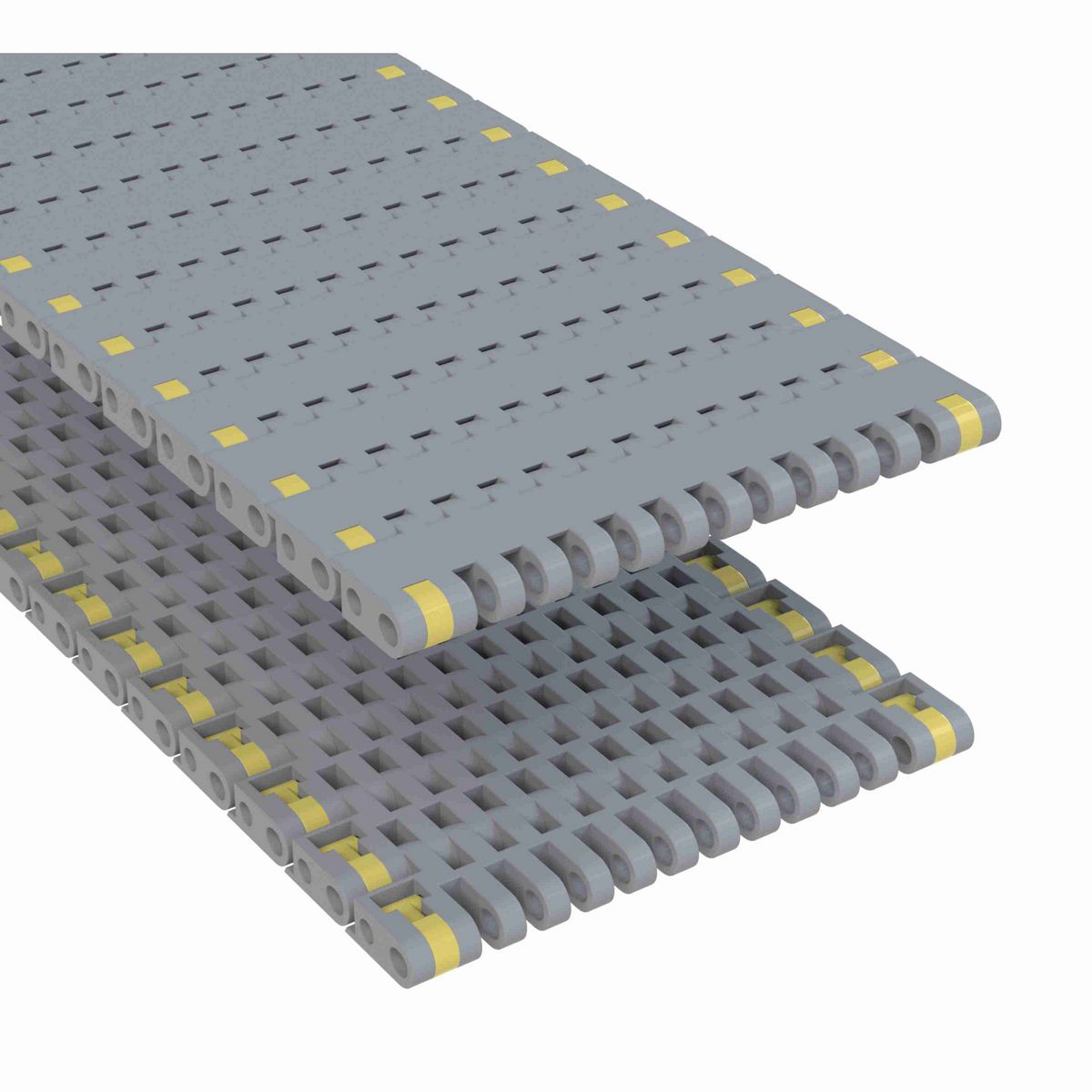 Rexnord 8505 Straight Running Solid Top, Material: Silver Platinum Series™ X, Width: 4.5in, Pitch: 0.75in - 10286178