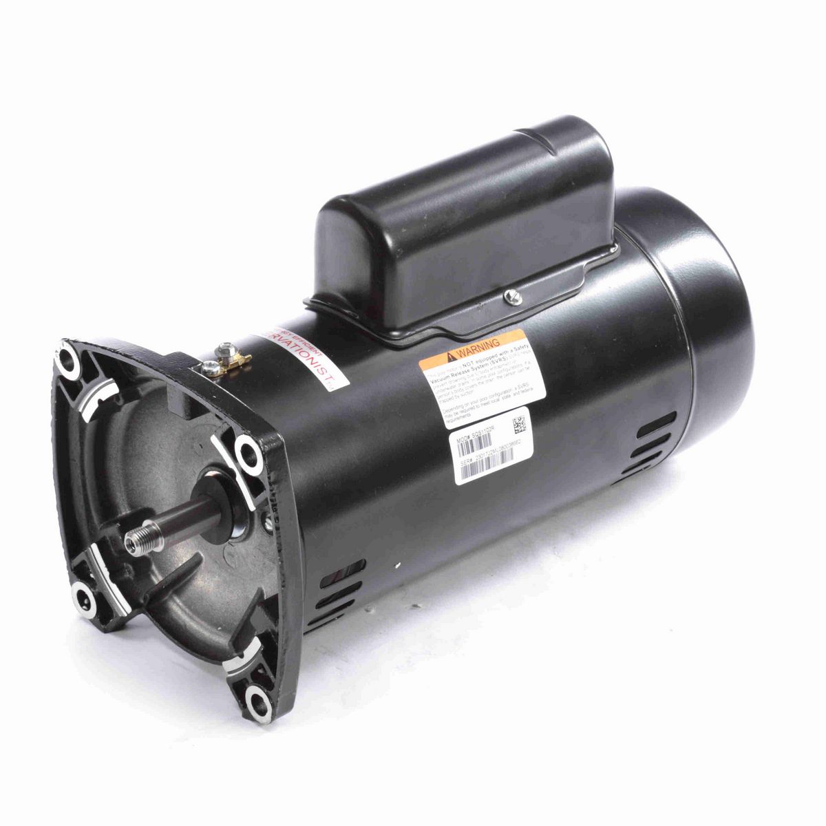 Century Pool Pump Motor, 1.0/.17 HP, 1 Ph, 60 Hz, 230 V, 3600 RPM, 48Y Frame, ODP - SQS1102R