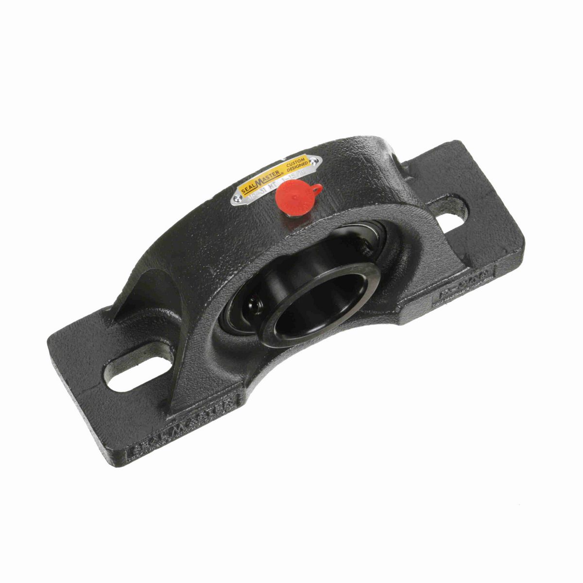 Sealmaster Mounted Cast Iron Two Bolt Pillow Block Ball Bearing - 52100 Bearing Steel, Black Oxided - Setscrew Lock - High Temperature - MP-31 HT