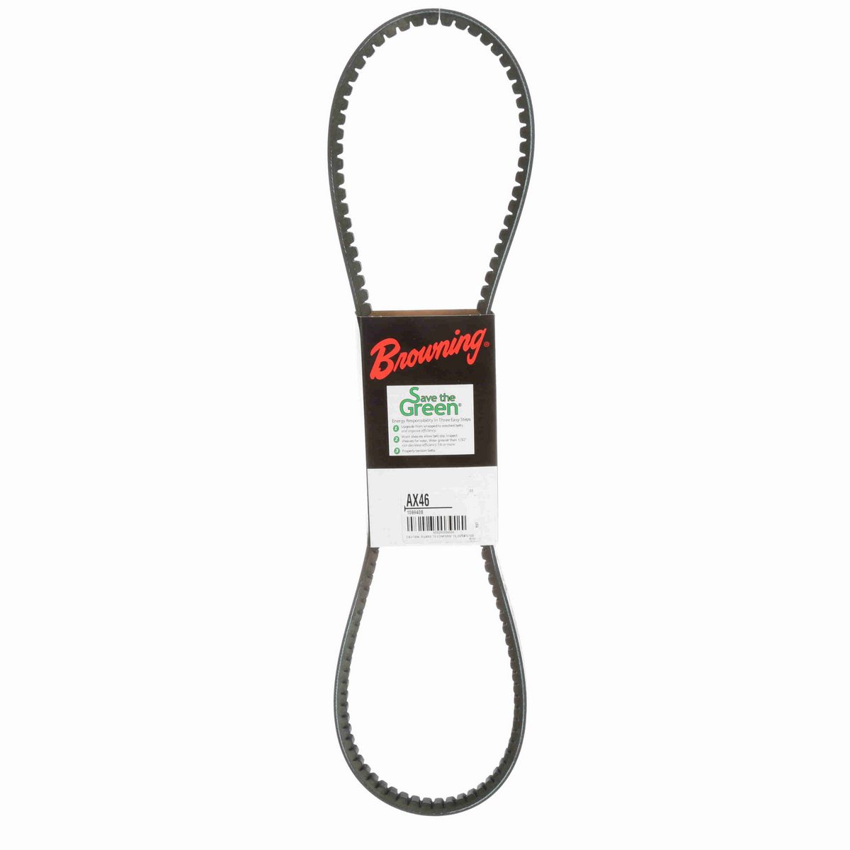 Browning EPDM Notched Belt 98% Efficient - AX46