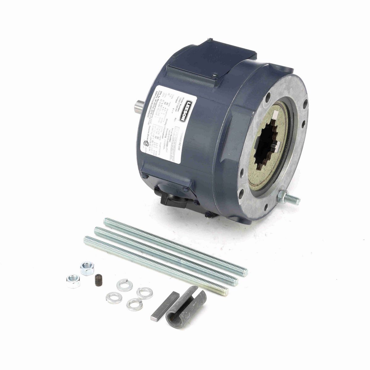 LEESON 6 LB-FT COUPLER BRAKE.56C/143-145TC.NEMA2/IP23.115/230V.1PH.ALUMINUM STEARNS 1056721081PF - 175569.00