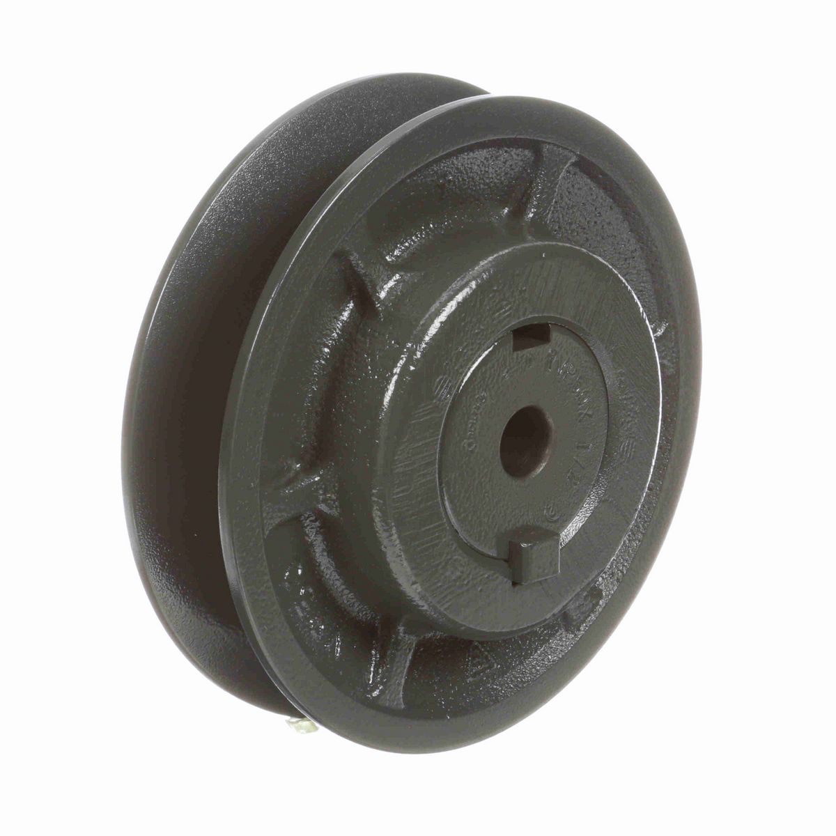 Browning 1 Groove Cast Iron Finish Bore FHP Variable Pitch Sheave - 1VP50X1/2 TYPE 2