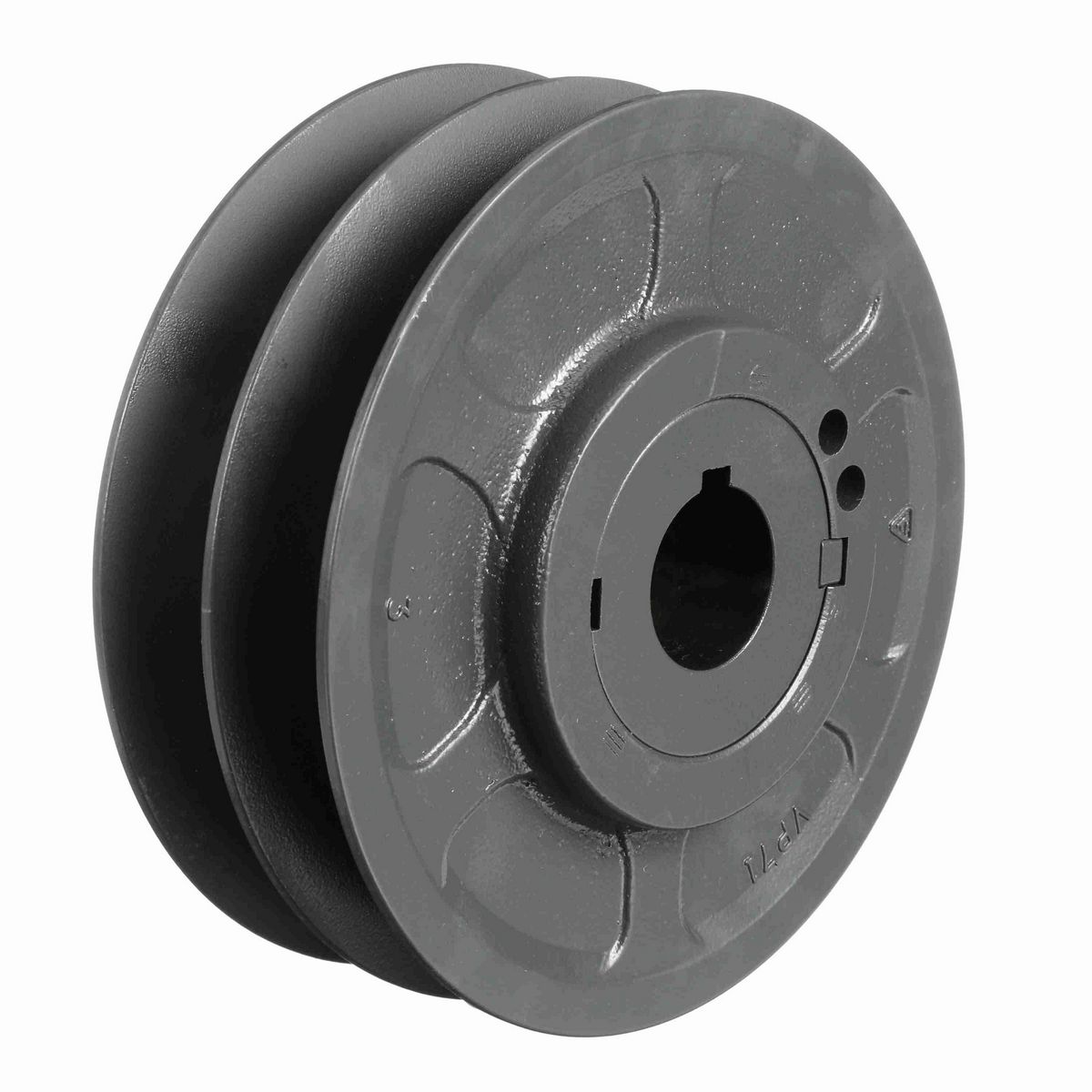 Browning 2 Groove Cast Iron Finish Bore FHP Variable Pitch Sheave - 2VP71X 1 3/8