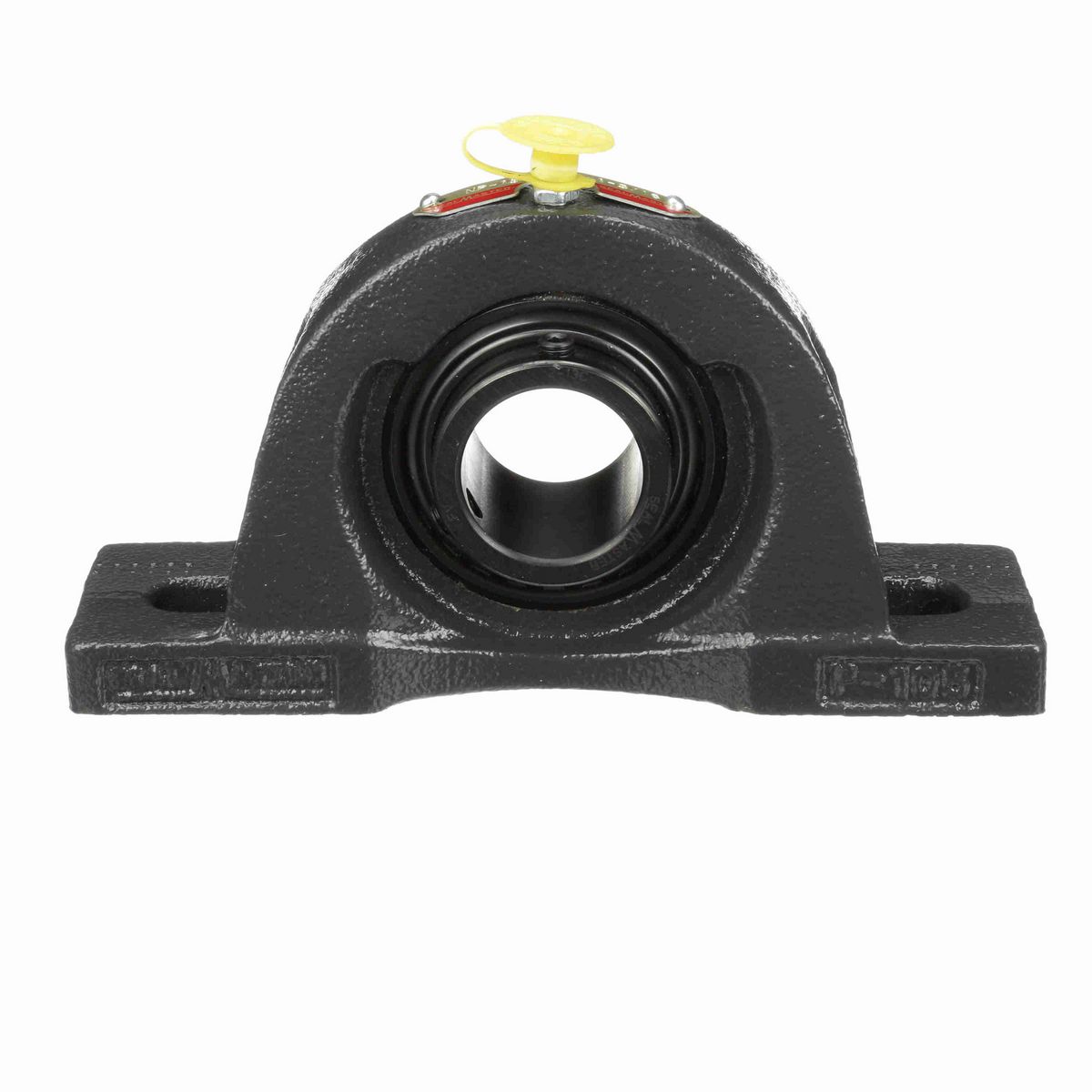 Sealmaster Mounted Cast Iron Two Bolt Pillow Block Ball Bearing - 52100 Bearing Steel, Black Oxided - Setscrew Lock - NP-19C