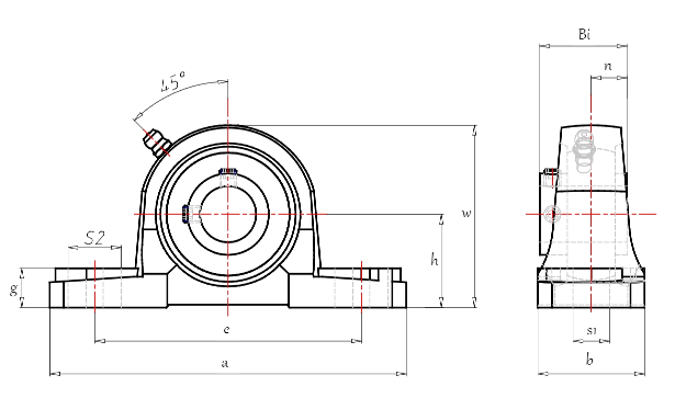 Подшипниковый узел ASAHI type UCP 200, UCP 209 [502551]