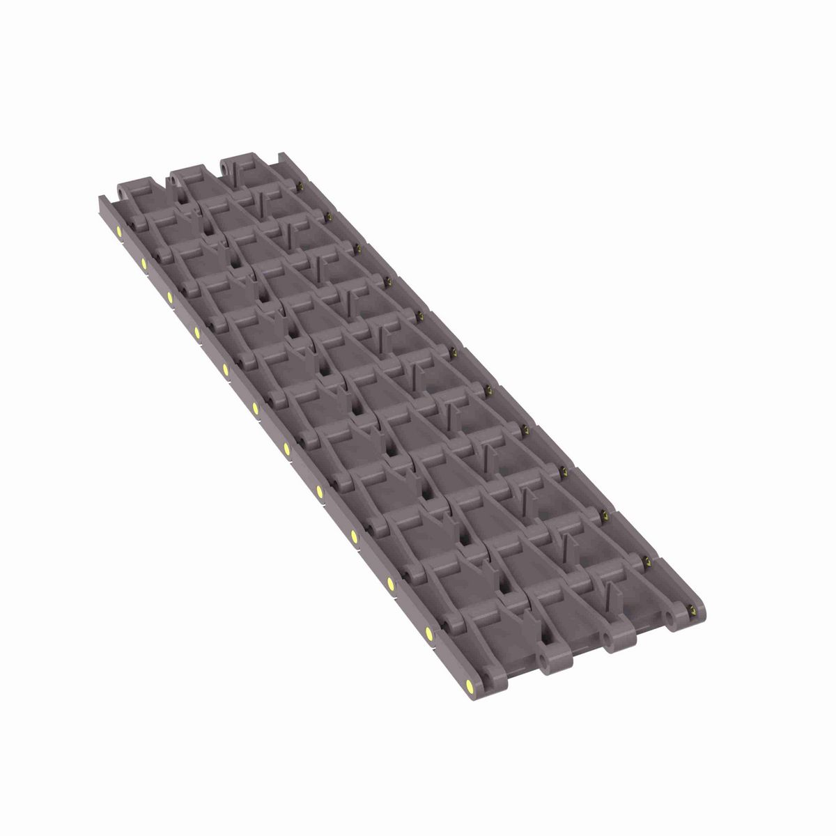 Rexnord 5705 Straight Running Solid Top, Material: Brown High Performance, Width: 4.5in, Pitch: 1.5in - 81417251