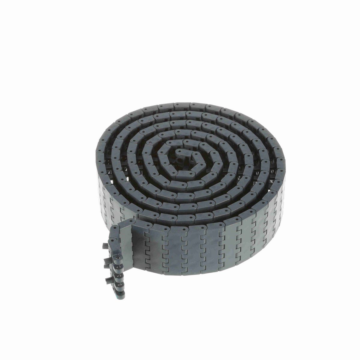 System Plast 2251FT Straight Running Solid Top, Material: NG evo (Gray Blue), Width: 3.3in, Pitch: 1in - NGE2251FT-PT-K330