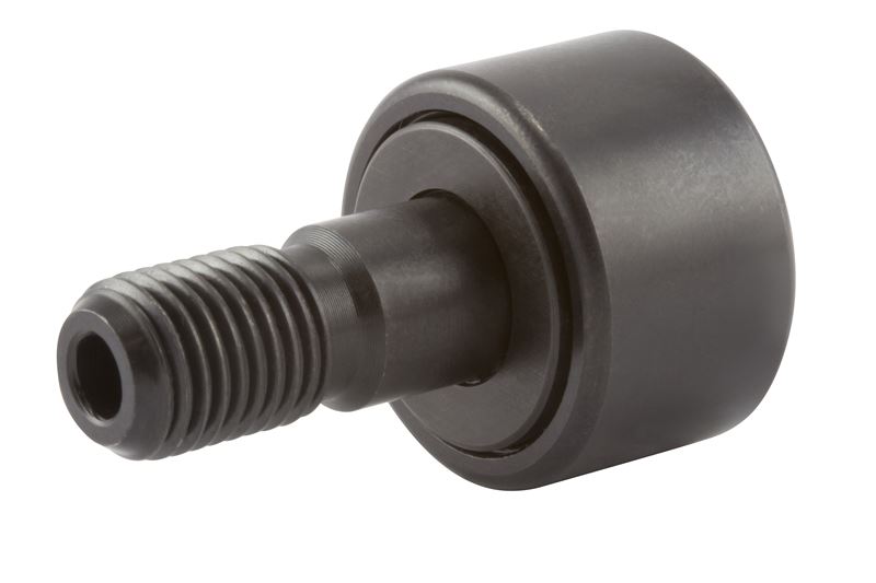 Игольчатый опорный ролик с цапфой RBC S24L, цилиндрический, с уплотнением, со шлицем под отвёртку