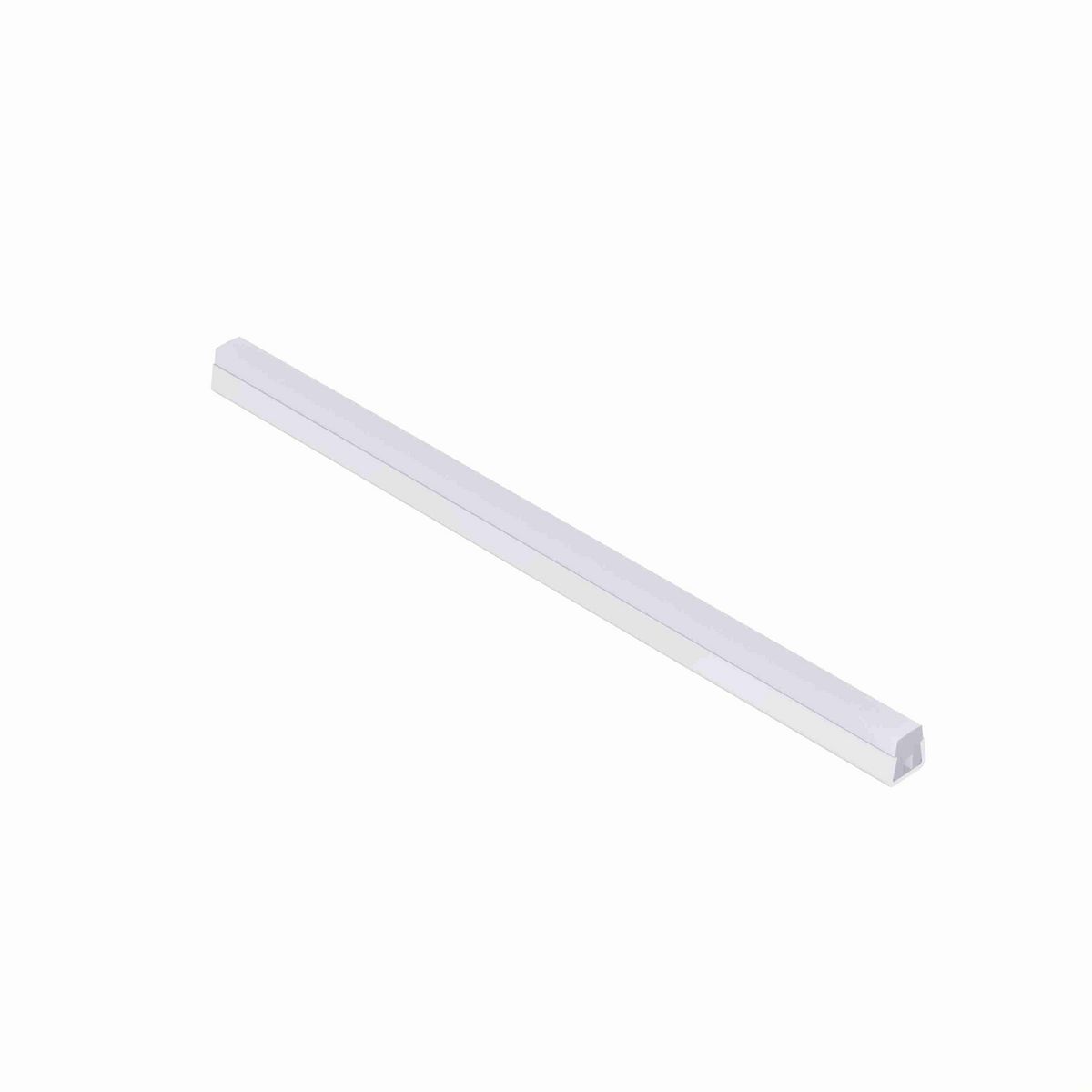 System Plast Modified Flat Guide Rail: 0.67"W X 0.67"H X 144"L White UHMW-PE - VG-SSM-12