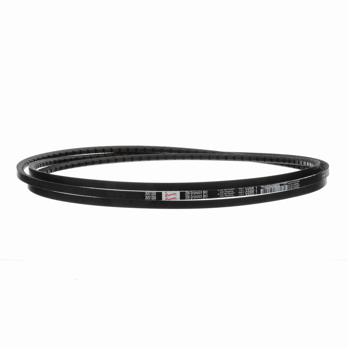 Browning EPDM Notched Belt 98% Efficient - 3VX1320