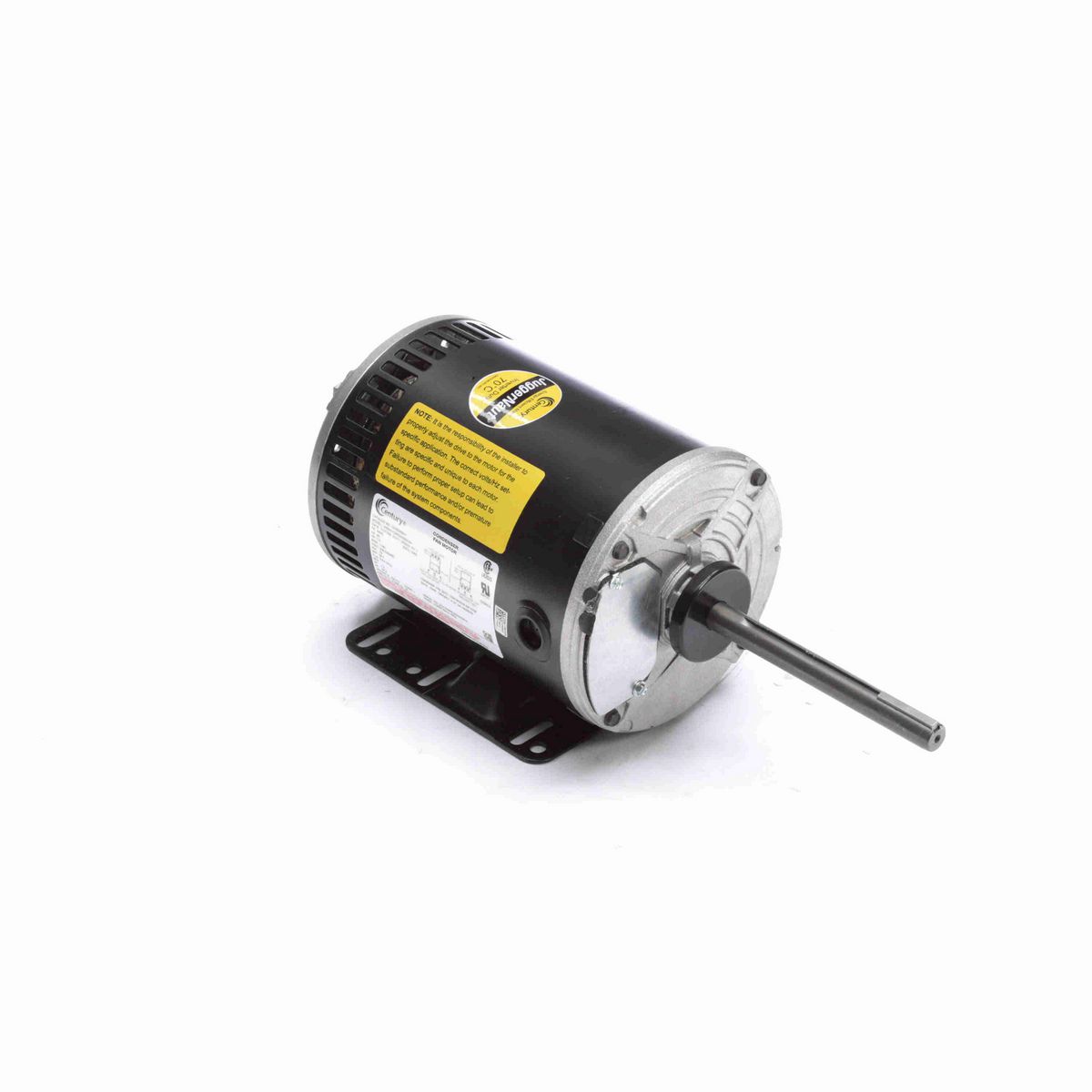 Century JuggerNaut® Condenser Fan Motor, 1 HP, 3 Ph, 60 Hz, 208-230/460&190/380 V, 1200 RPM, 56HZ Frame, OPAO - H1050RBV1