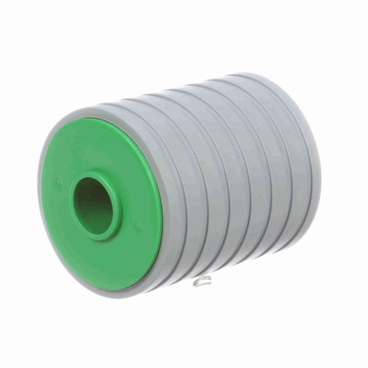 System Plast Return Roller with Rubber; OD: 67-mm, Shaft Dia: 20-mm, Length: 84.5-mm, Color: Green - RR-67B20ML85-PEG