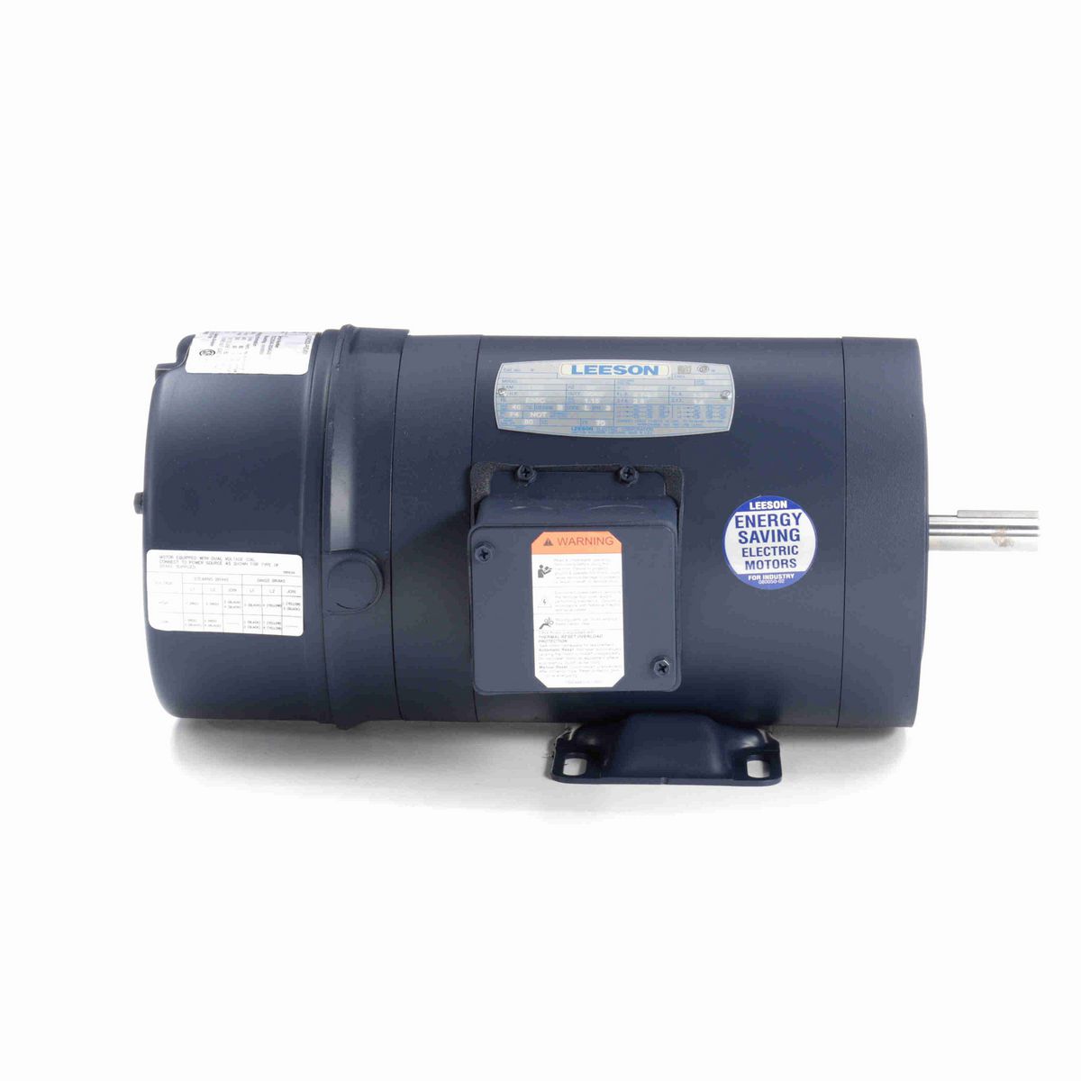 LEESON Brake Motor, 0.75 HP, 3 Ph, 60 Hz, 230/460 V, 1800 RPM, 56C Frame, TENV - 110671.00