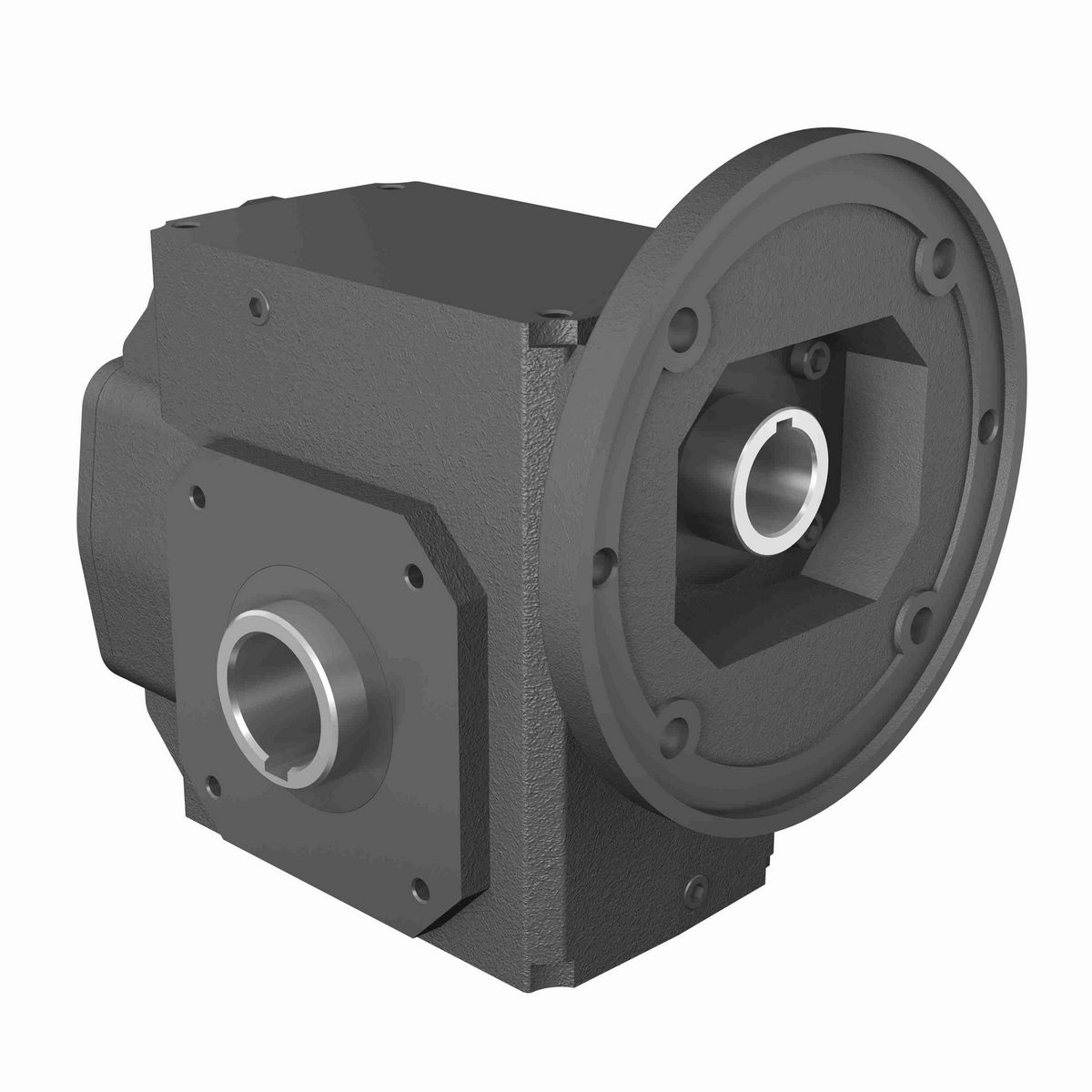 Hub City HERA Gear Reducer HERA Cast Iron Helical-Hypoid Reducer - HERA55ES 7.94 213TC 1.938