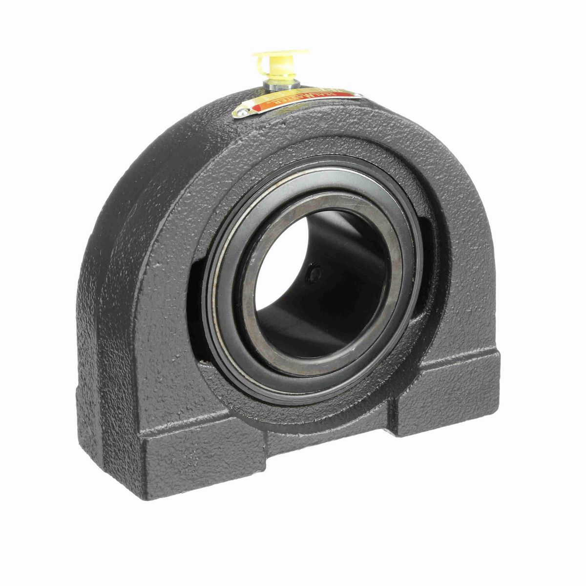 Sealmaster Mounted Cast Iron Tapped Base Pillow Block Ball Bearing - 52100 Bearing Steel, Black Oxided - Setscrew Lock - TB-31