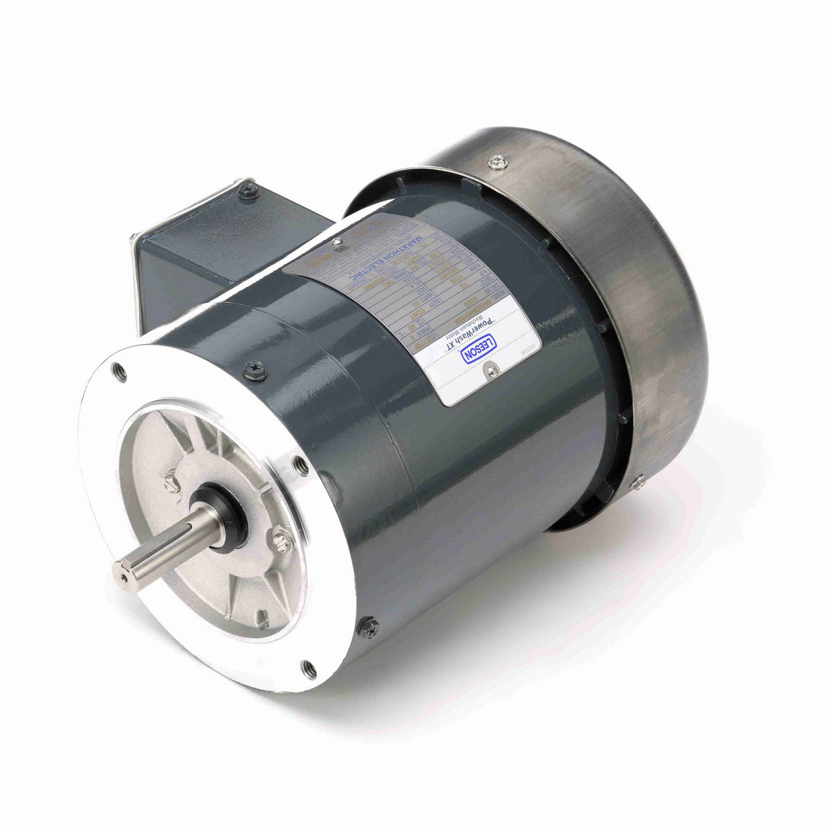 LEESON General Purpose Motor, 0.50 HP, 3 Ph, 60 Hz, 230/460 V, 1800 RPM, 56C Frame, TEFC - K606