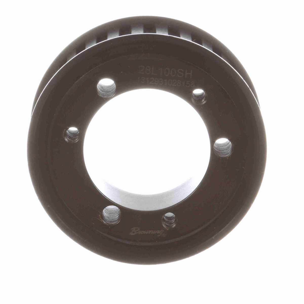 Browning Steel Bushed Bore Gearbelt Pulley - 28L100SH