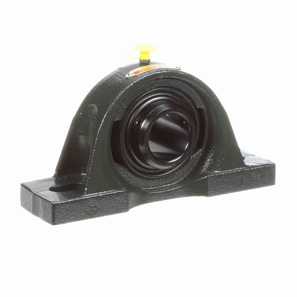 Sealmaster Mounted Cast Iron Two Bolt Pillow Block Ball Bearing - 52100 Bearing Steel, Black Oxided - Double Setscrew Lock - MPD-23C