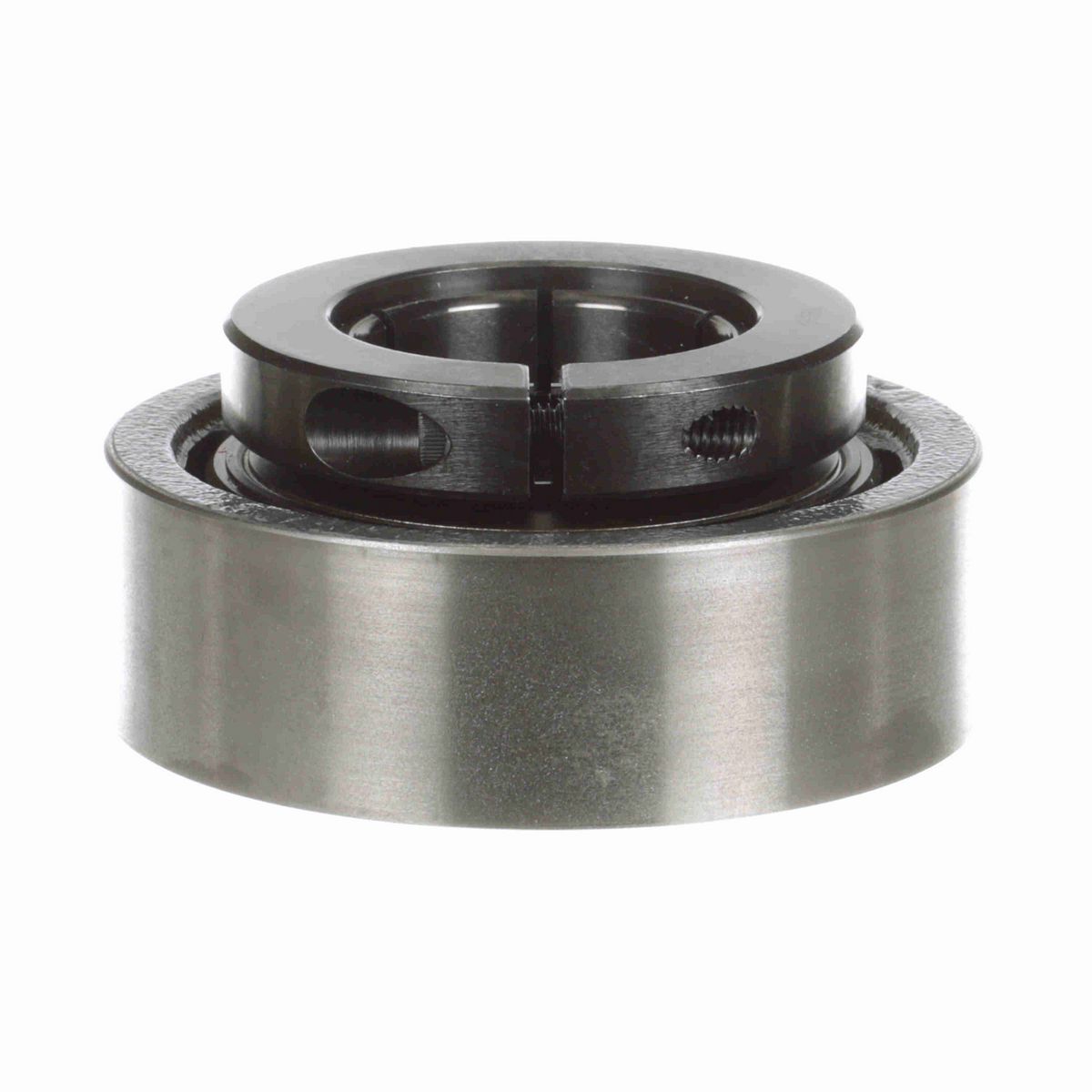 Sealmaster Mounted Cast Iron Cylindrical Cartridge Ball Bearing - 52100 Bearing Steel, Black Oxided - Concentric Lock - MSC-32T