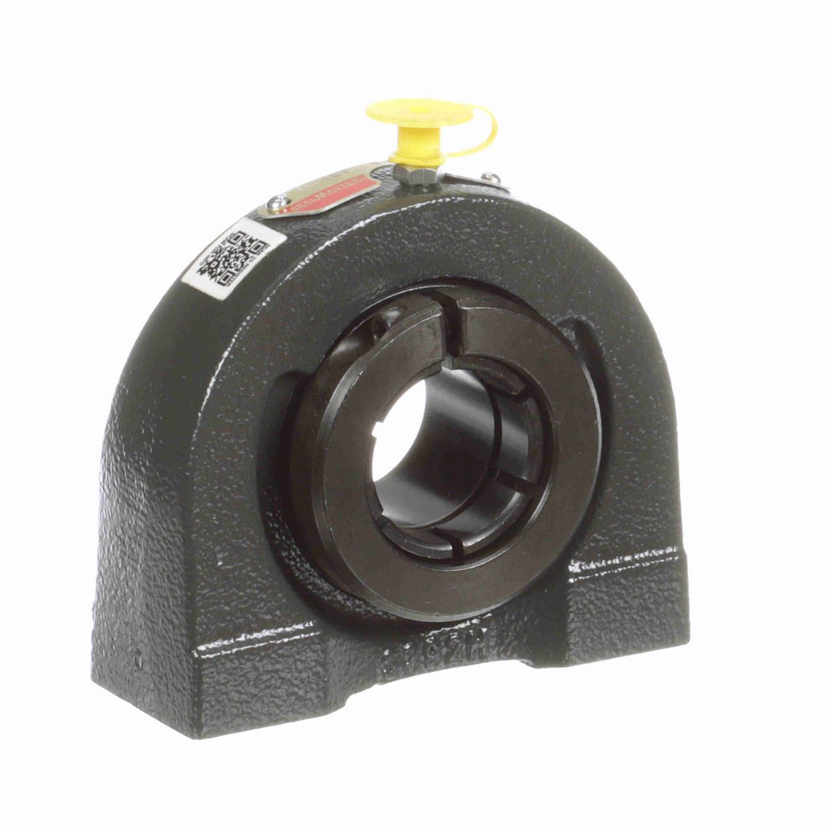 Sealmaster Mounted Cast Iron Tapped Base Pillow Block Ball Bearing - 52100 Bearing Steel, Black Oxided - Concentric Lock - TB-19T