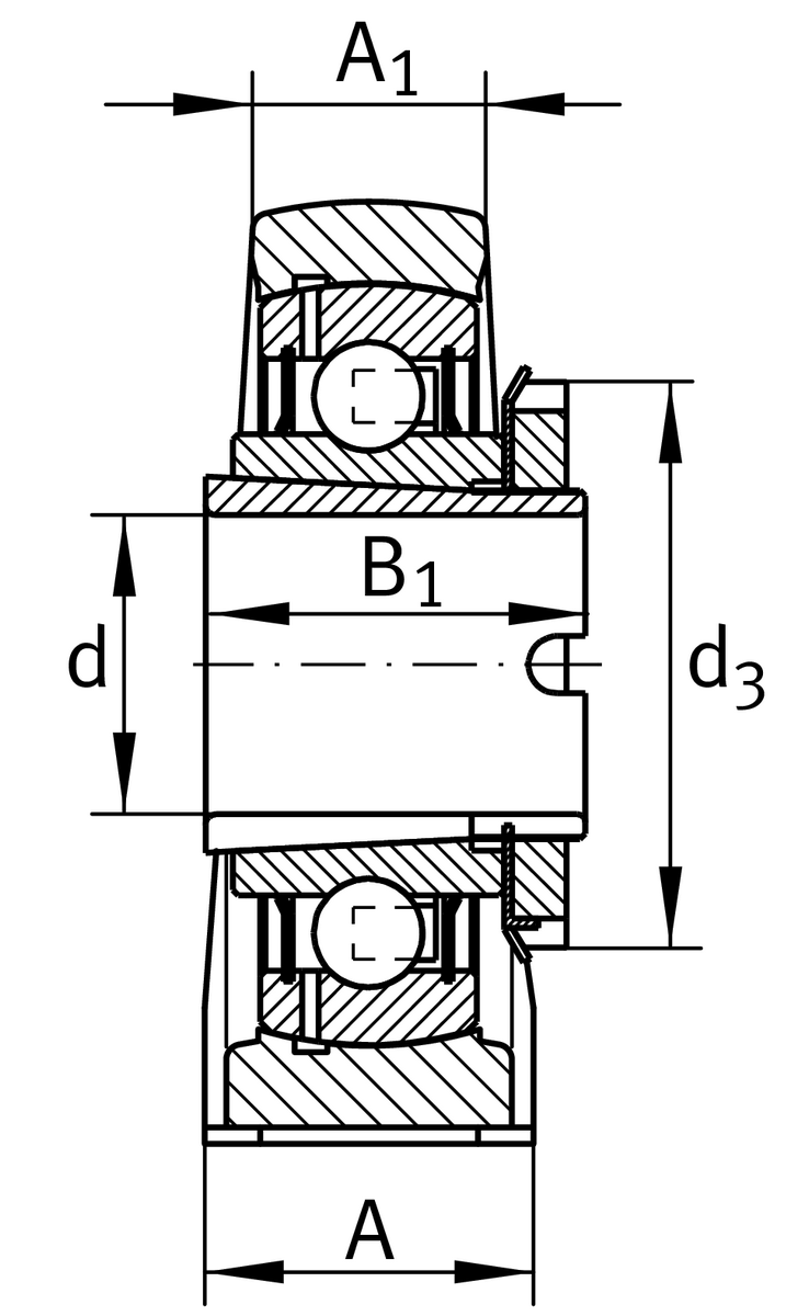 Узел стационарного корпуса RASEA40-XL-N