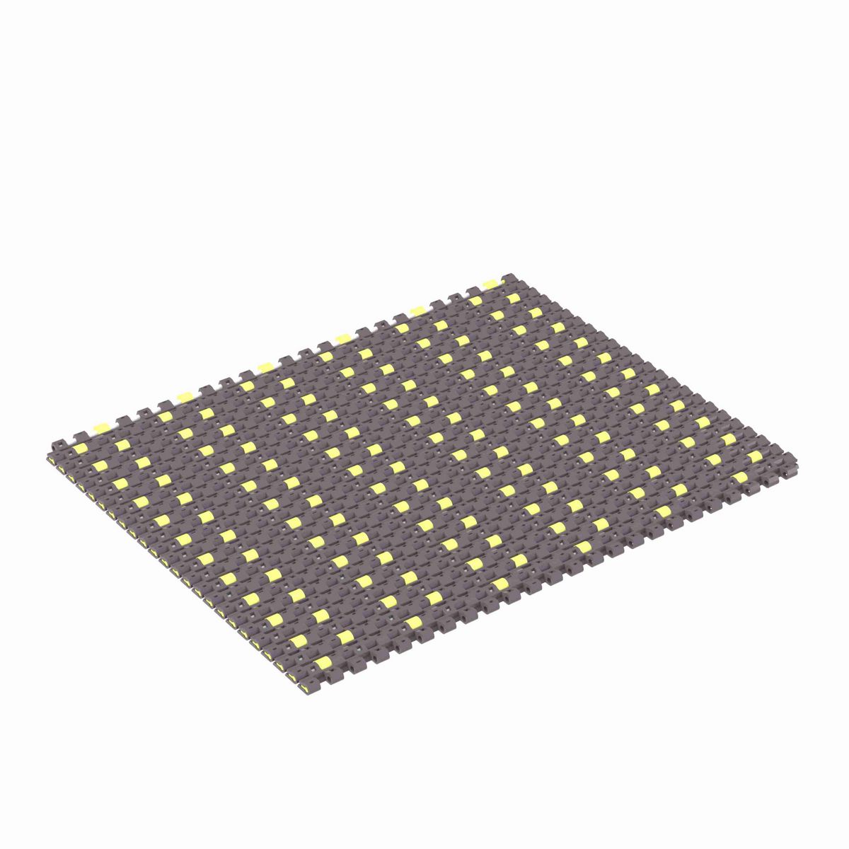 Rexnord 1503 Straight Running Low Backline Pressure, Material: Brown High Performance, Width: 12in, Pitch: 15mm - 81427361