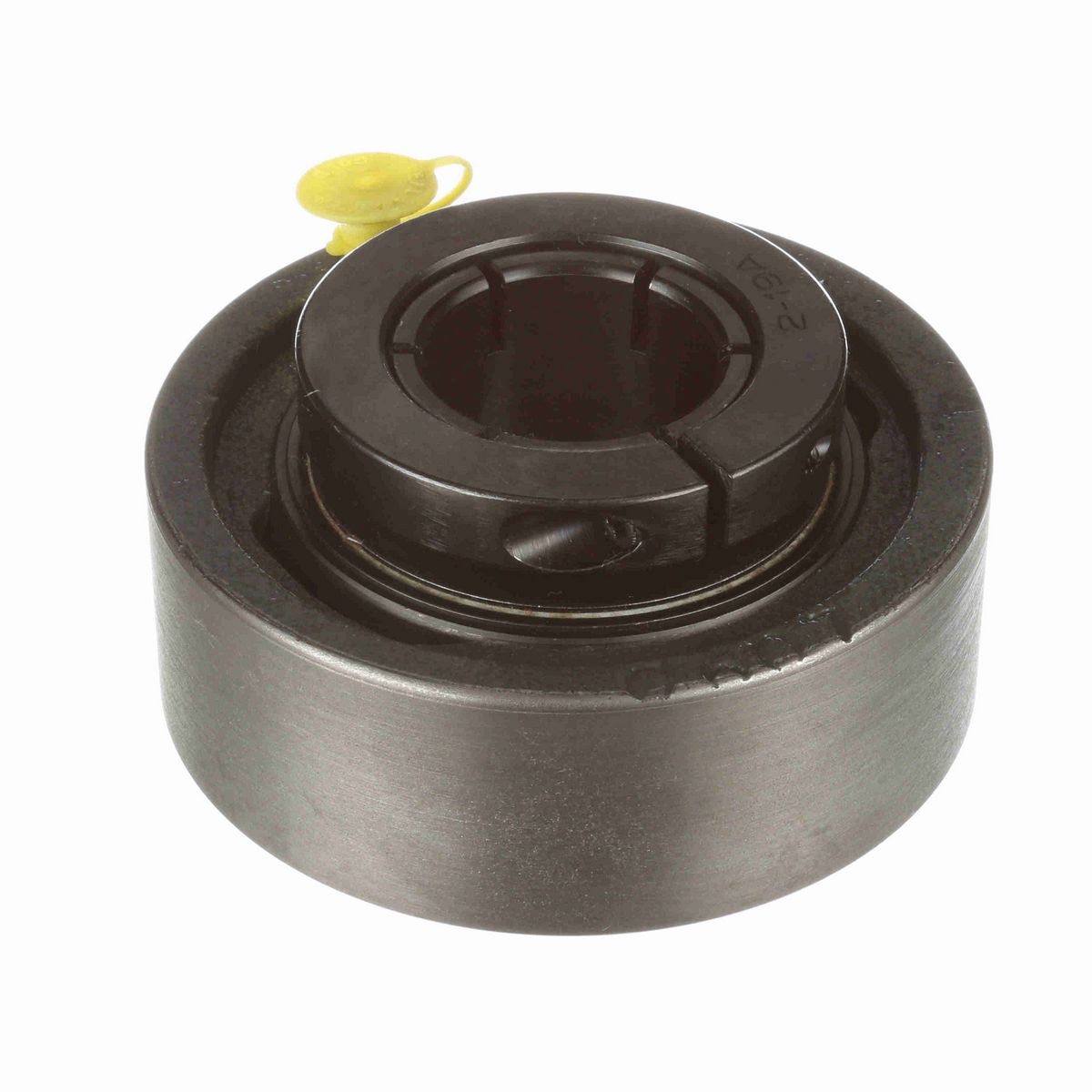 Sealmaster Mounted Cast Iron Cylindrical Cartridge Ball Bearing - 52100 Bearing Steel, Black Oxided - Concentric Lock - MSC-23T