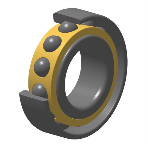 Радиально-упорный шарикоподшипник однорядный или для парного монтажа (дуплексы) NTN 7416BG