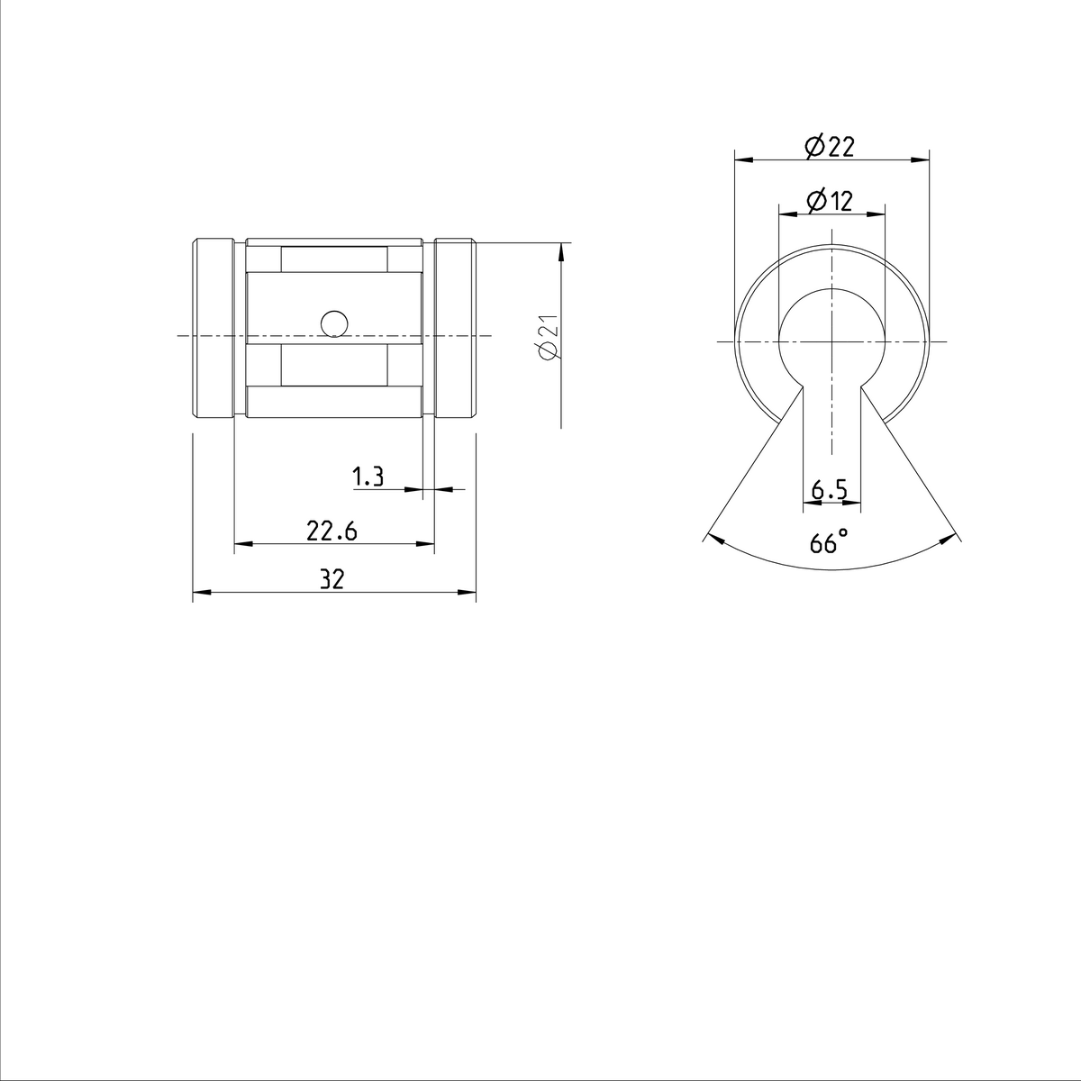 Суперлинейная втулка Bosch Rexroth KBB-O-12 [R067301200]
