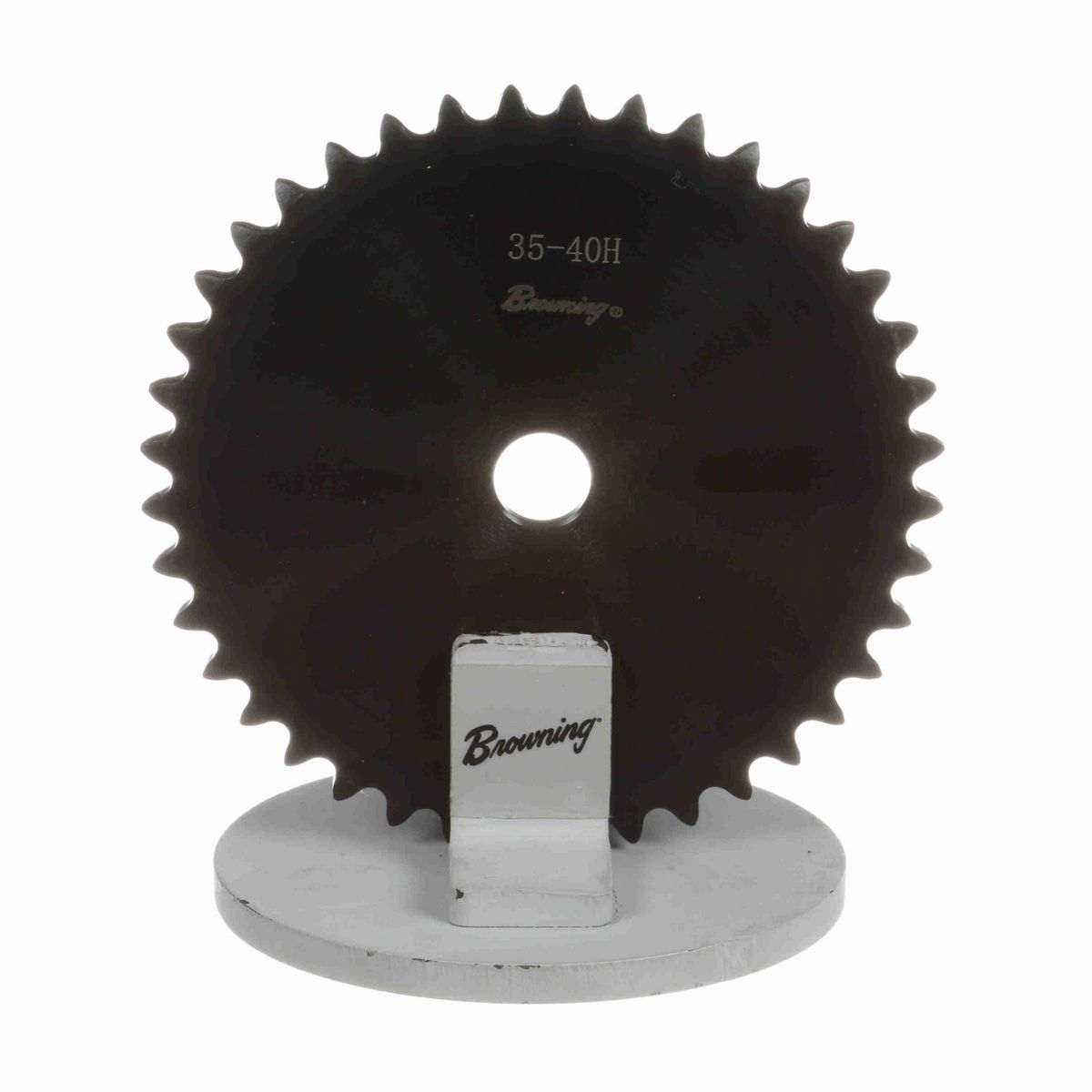 Browning Steel Minimum Plain Bore Roller Chain Sprocket - 35A40